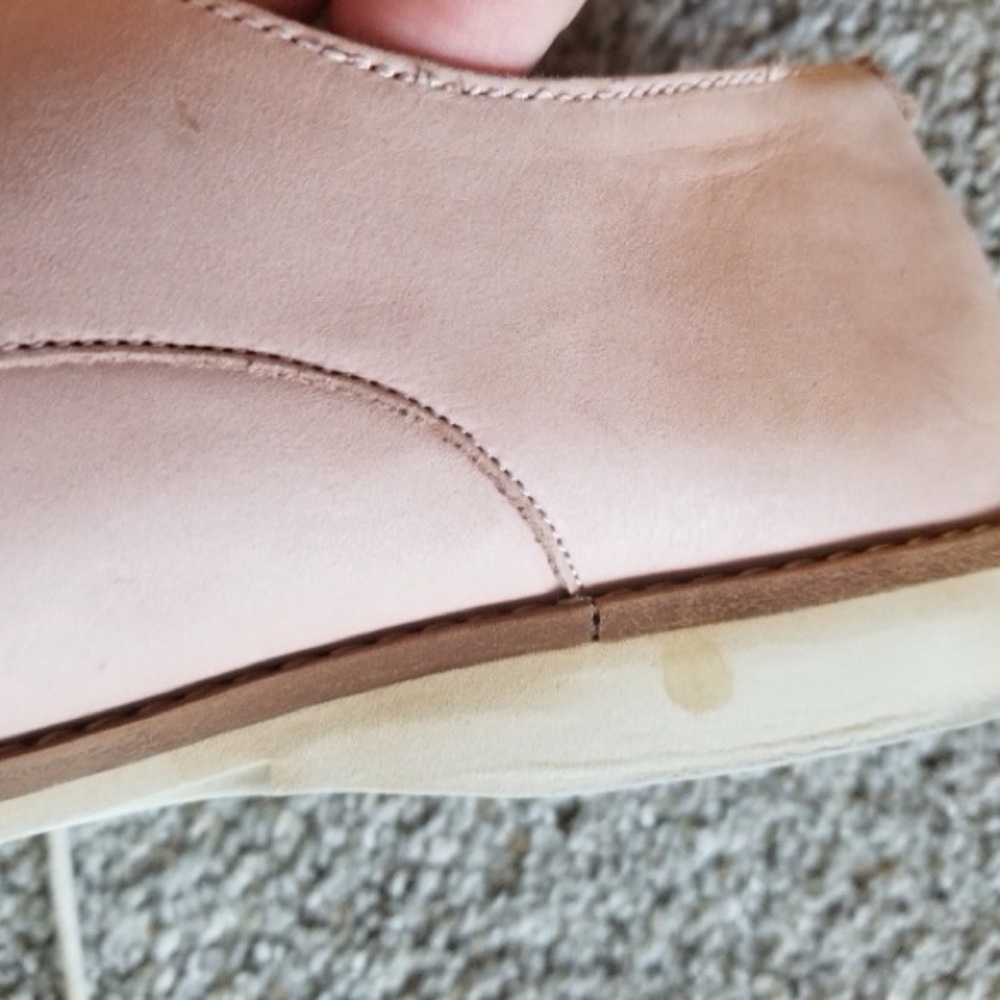 Rollie Nation pink genuine leather Derby shoe size 40 - Picture 6 of 11